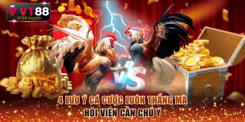4 lưu ý cá cược luôn thắng mà hội viên cần chú ý