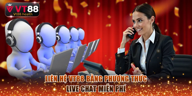 Giao diện kết nối bằng Live Chat miễn phí