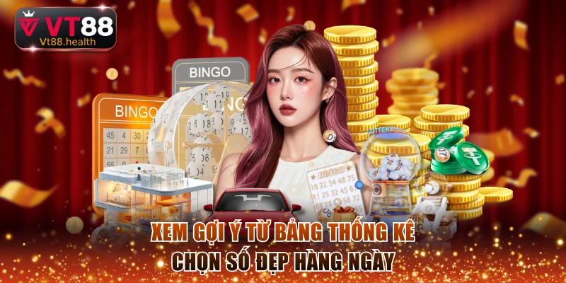 Xem gợi ý từ bảng thống kê, tìm số đẹp hàng ngày